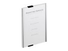 DURABLE Plaque de porte Info Sign 480323 argent, aluminium 149x210.5mm (4005546400051)