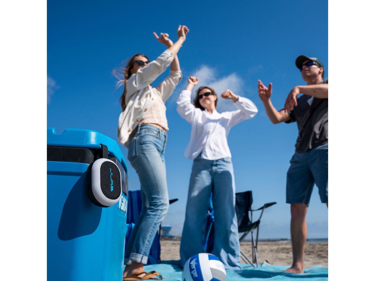 JLAB POP Party Portable Speaker IEUSBPOPRBLK123 Wireless, Black (0810119073792)