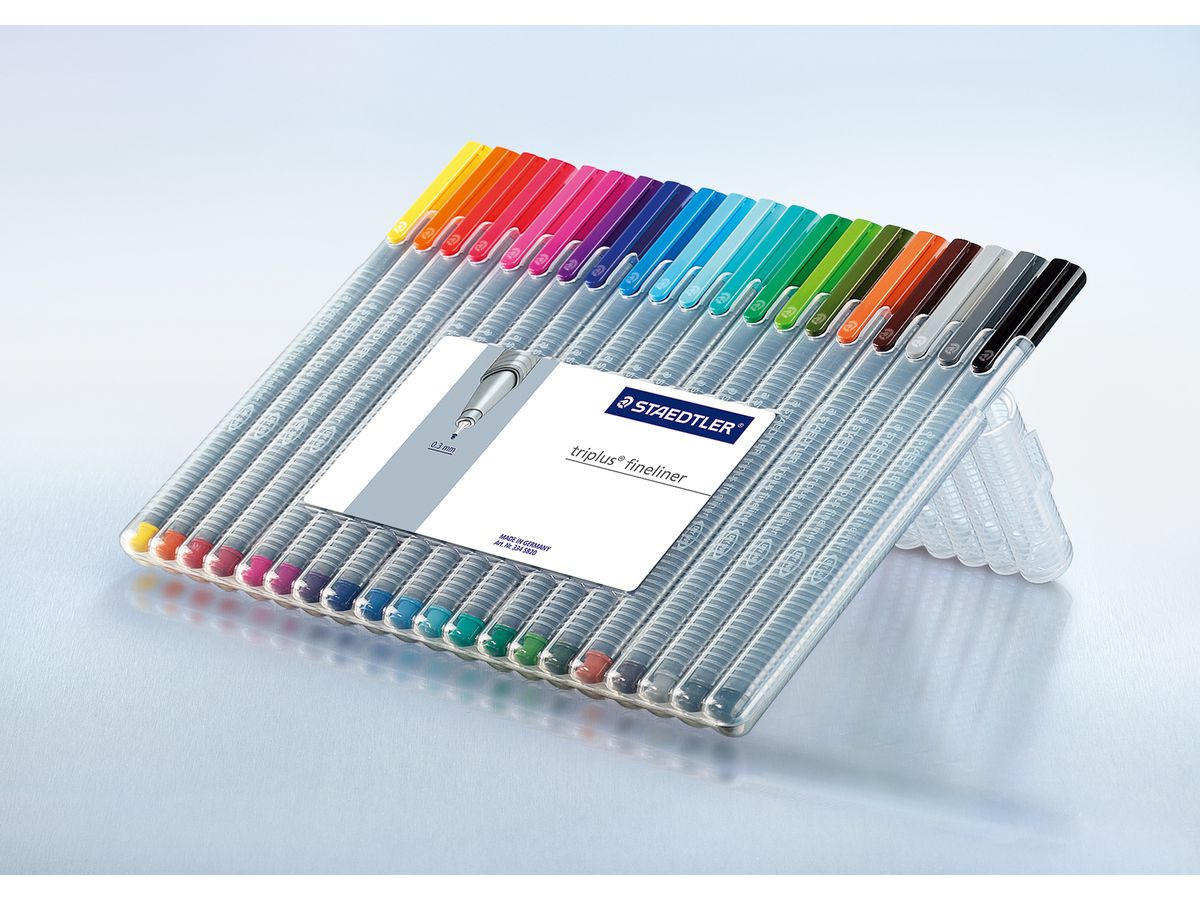 STAEDTLER Triplus Fineliner 0,3mm 334SB20 20er Etui (4007817334102)