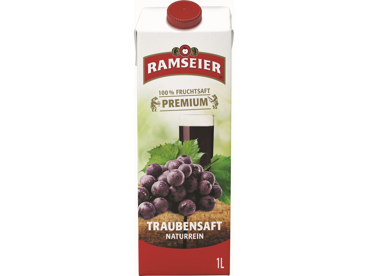 RAMSEIER Jus de raisin Premium 614771 1l, 4 pcs. (7610057310781)