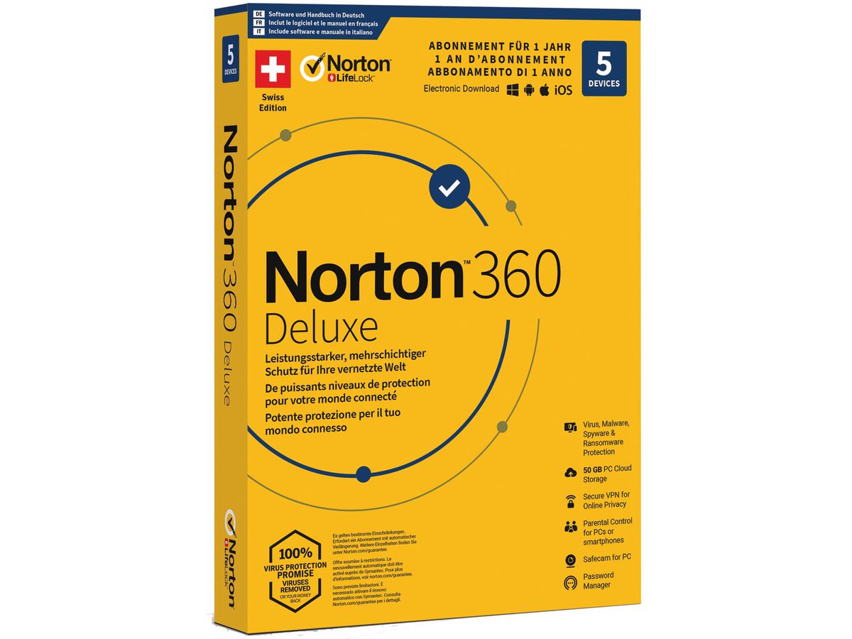 NORTON Norton Security 360, 21401899 5 appareils (5397231002077)