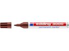 EDDING Permanent Marker 3000 1,5-3mm 3000-7 braun (4004764008025)