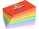 POST-IT Super Sticky Notes 127x76mm 655-6SS-PLAY PLAYFUL Collection 6x90 Blatt (4054596924468)