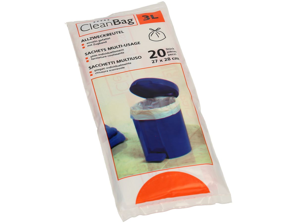 CLEANBAG Allzweckbeutel 2694 3lt, 20 Beutel (7640113796945)