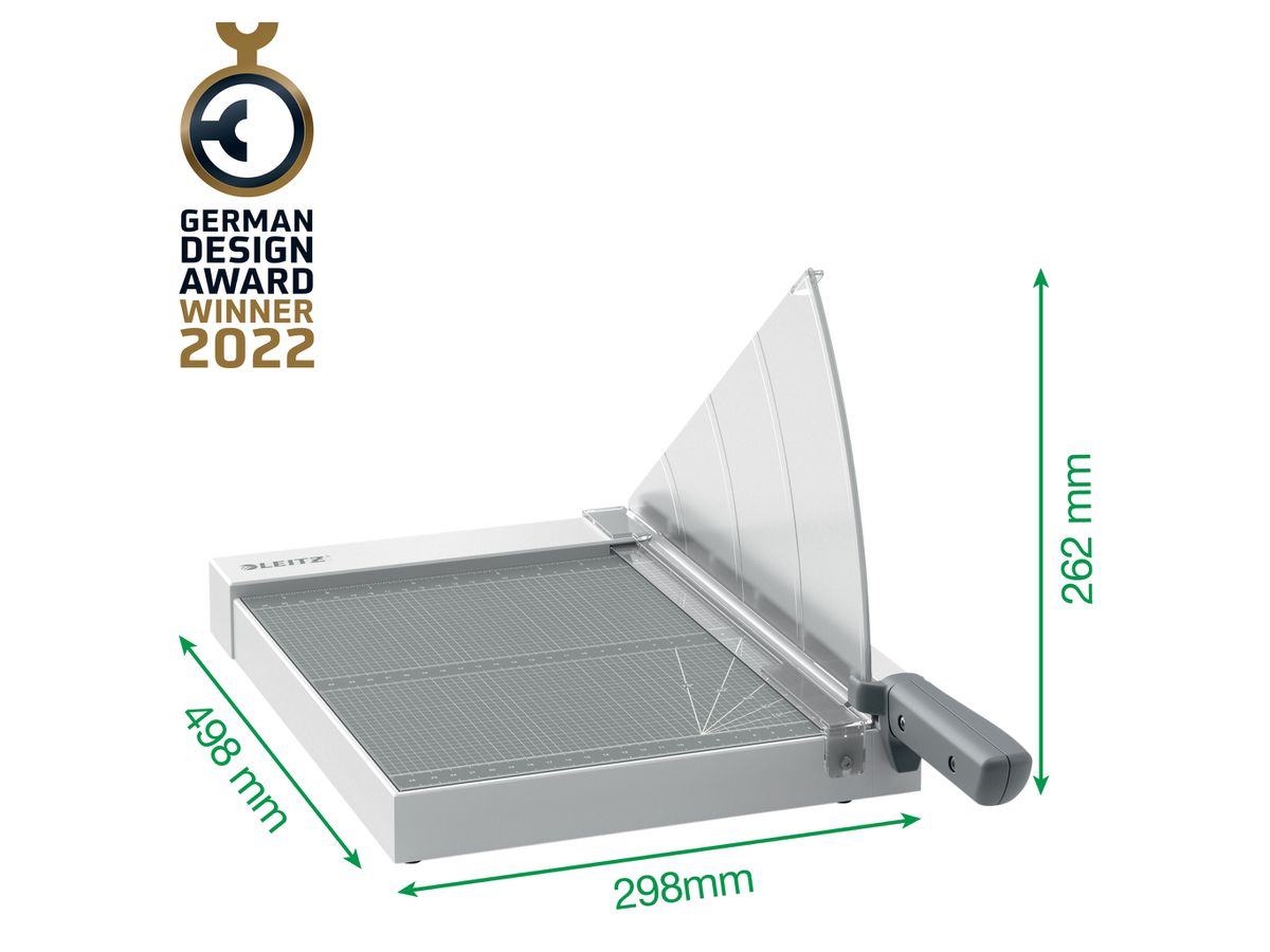 LEITZ massicot à levier 9018-00-00 Precision Home A4 / 8 feui. (4002432129676)