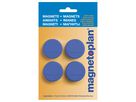 MAGNETOPLAN Calamita Magnum 16600414 blu oscuro, Blister 4 pezzi (4013695020556)