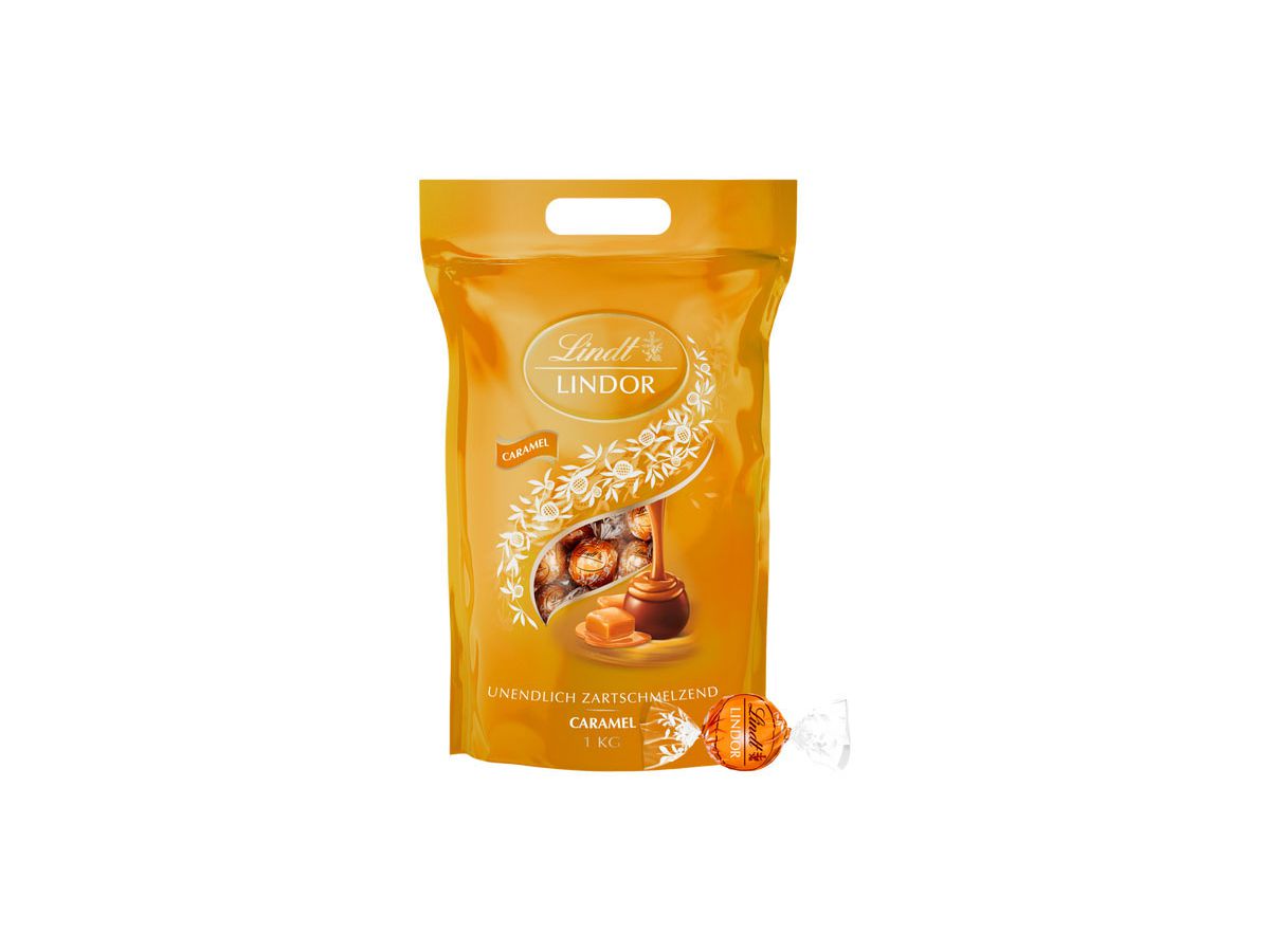 LINDT Lindor Palloni 639557 Caramello 1000g (4000539901560)