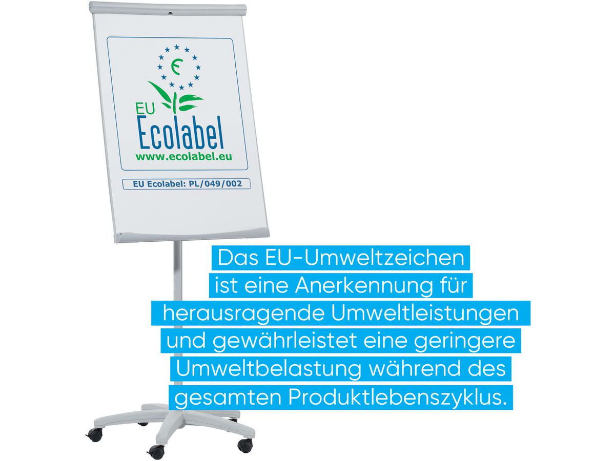 FRANKEN Flipchart 70x100 cm FC91 U-Act!Line, avec roulettes (4016946221771)