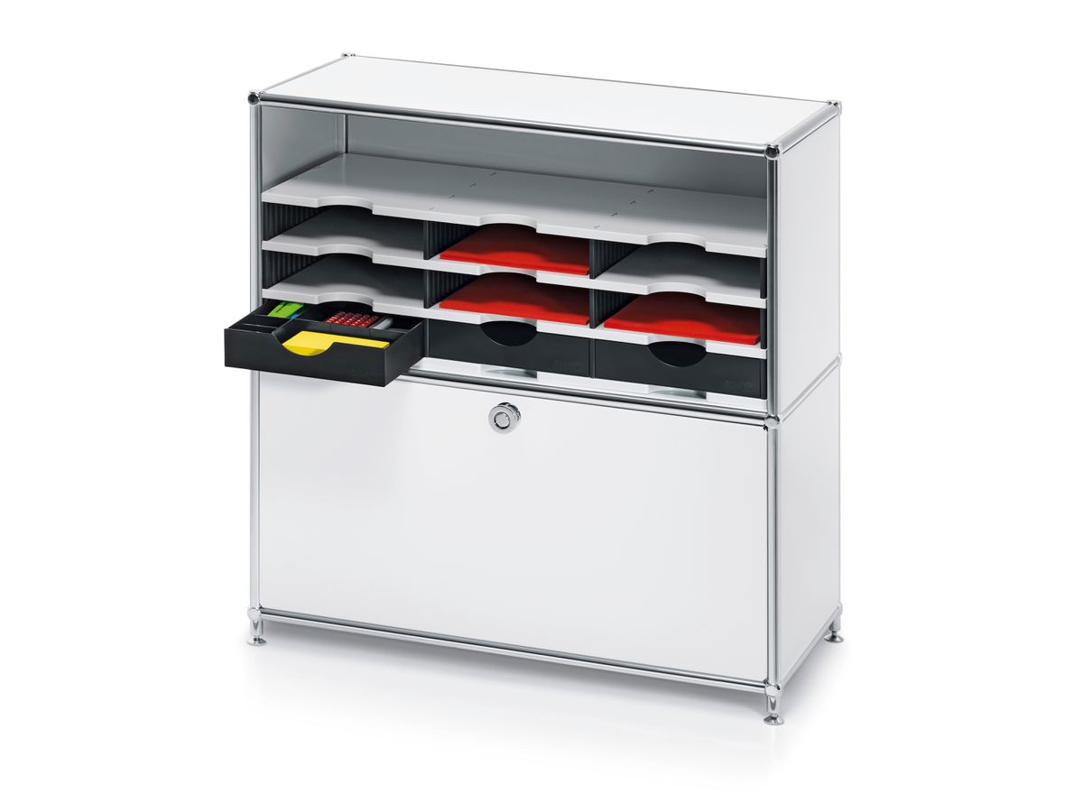 STYRO Sistema arch. styrodoc trio 268-0303.989 bianco/nero 6 scomp./3 cass. (7612176081467)