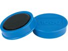 NOBO Magnet rund 38mm 1915313 blau 10 Stück (5028252611350)