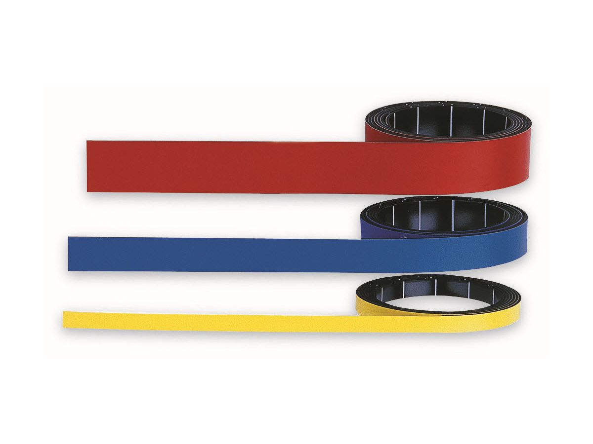 MAGNETOPLAN Ruban Magnetoflex 1261006 rouge 10mmx1m (4013695007885)