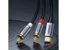 UGREEN Audio Cabel with Chip 1.5m 20193 BB USB-C Male to 2xRCA Male BB (6957303821938)