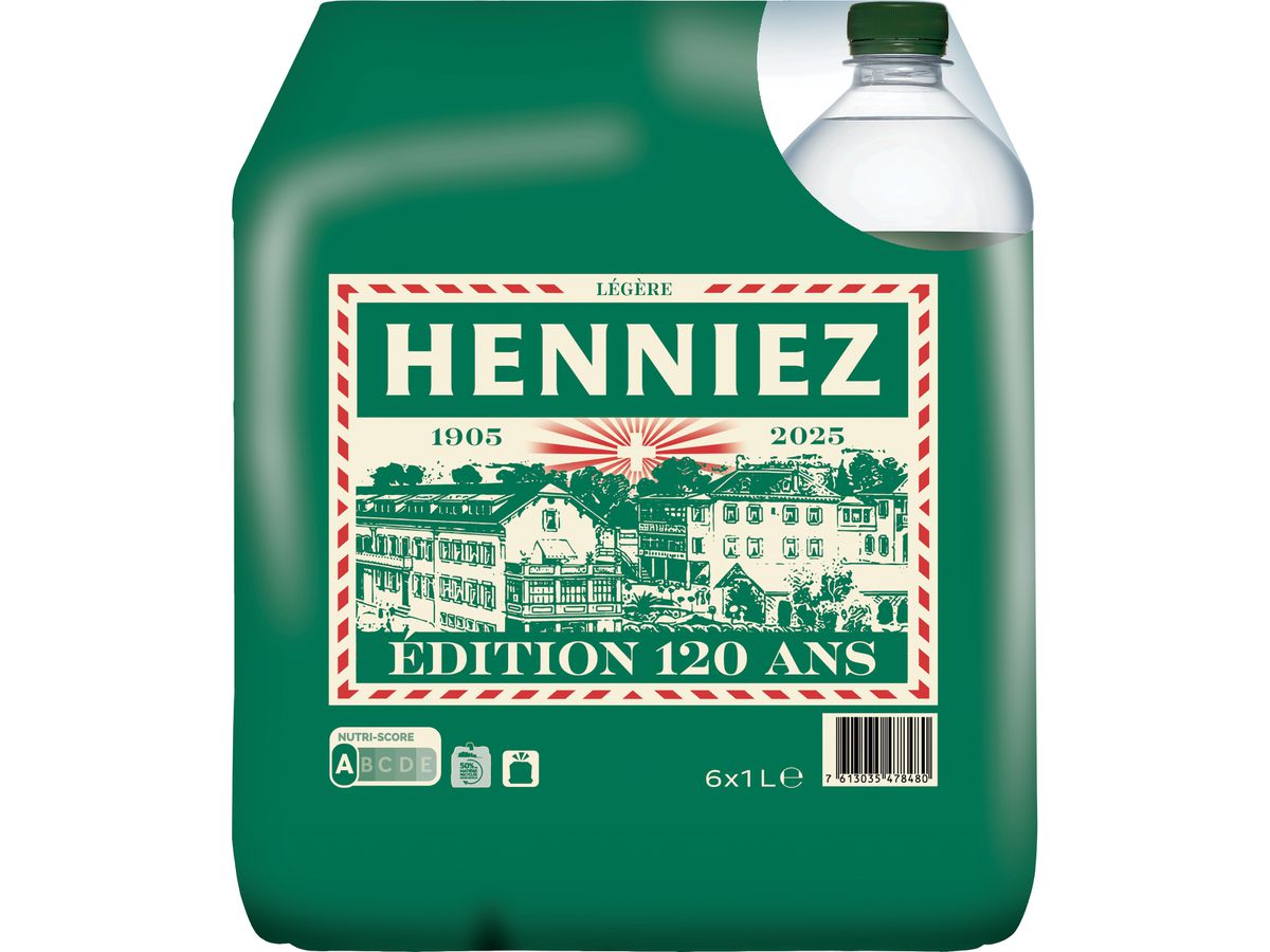 HENNIEZ grün, wenig Kohlensäure 12298315 100 cl, 6 Stk. (7613035478480)