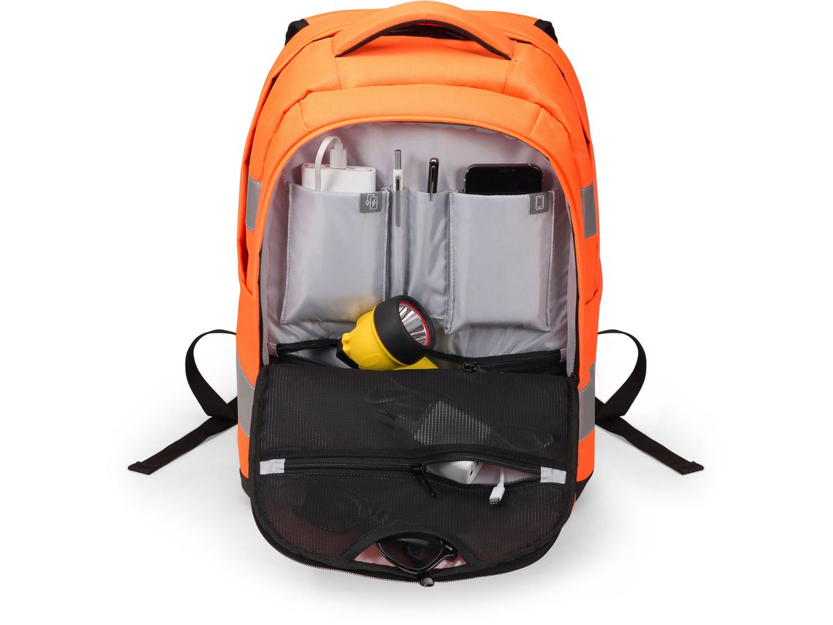 DICOTA Backpack HI-VIS 25 litre P20471-02 orange (7640186417563)