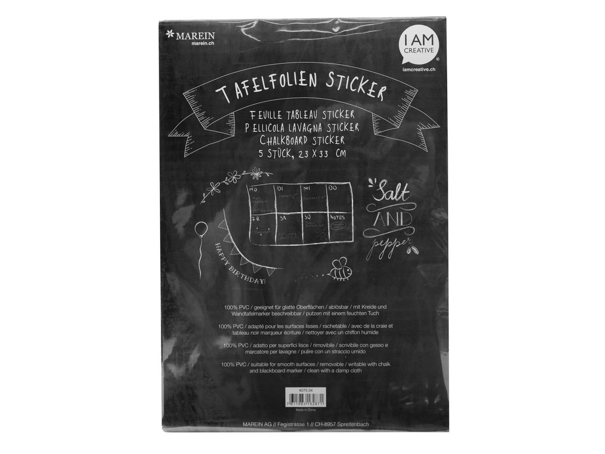 I AM CREATIVE Panneau glisse 4075.04 autocollant 23x33cm, 5pcs. (7611983162871)