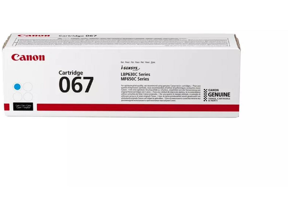 CANON Modulo di toner 067 cyan 5101C002 LBP631Cw/633Cdw 1250 pagine (4549292187533)