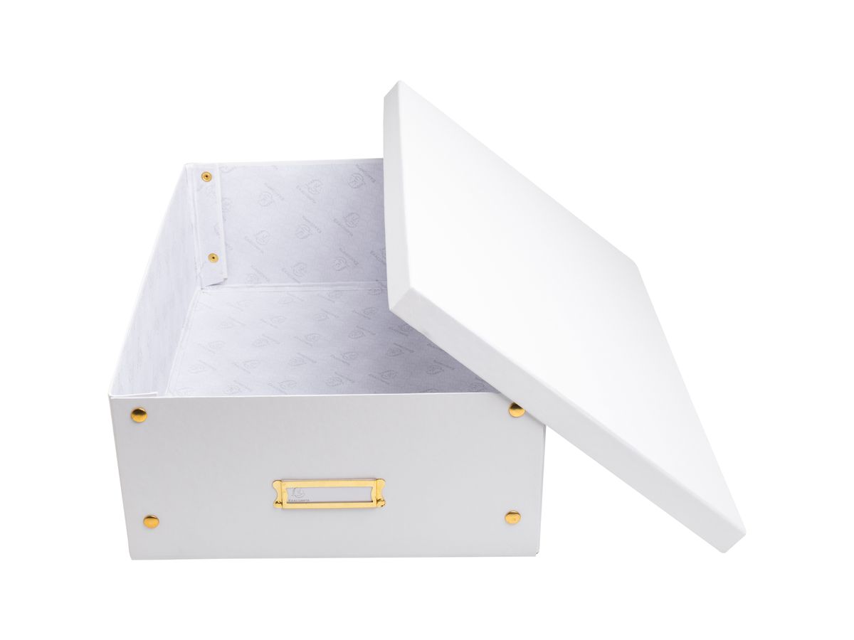 EXACOMPTA Boîte de rangement Neo Deco 62458E blanc, A3+ 33x50x16cm (3130630624585)