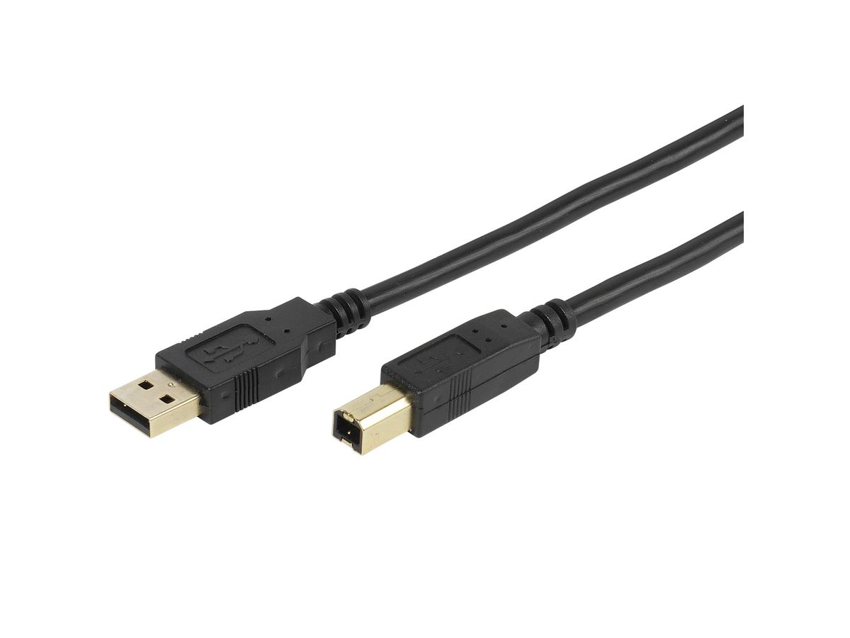 VIVANCO USB 2.0 zert.KabelA-B 45212 0MK 5m (4008928452129)