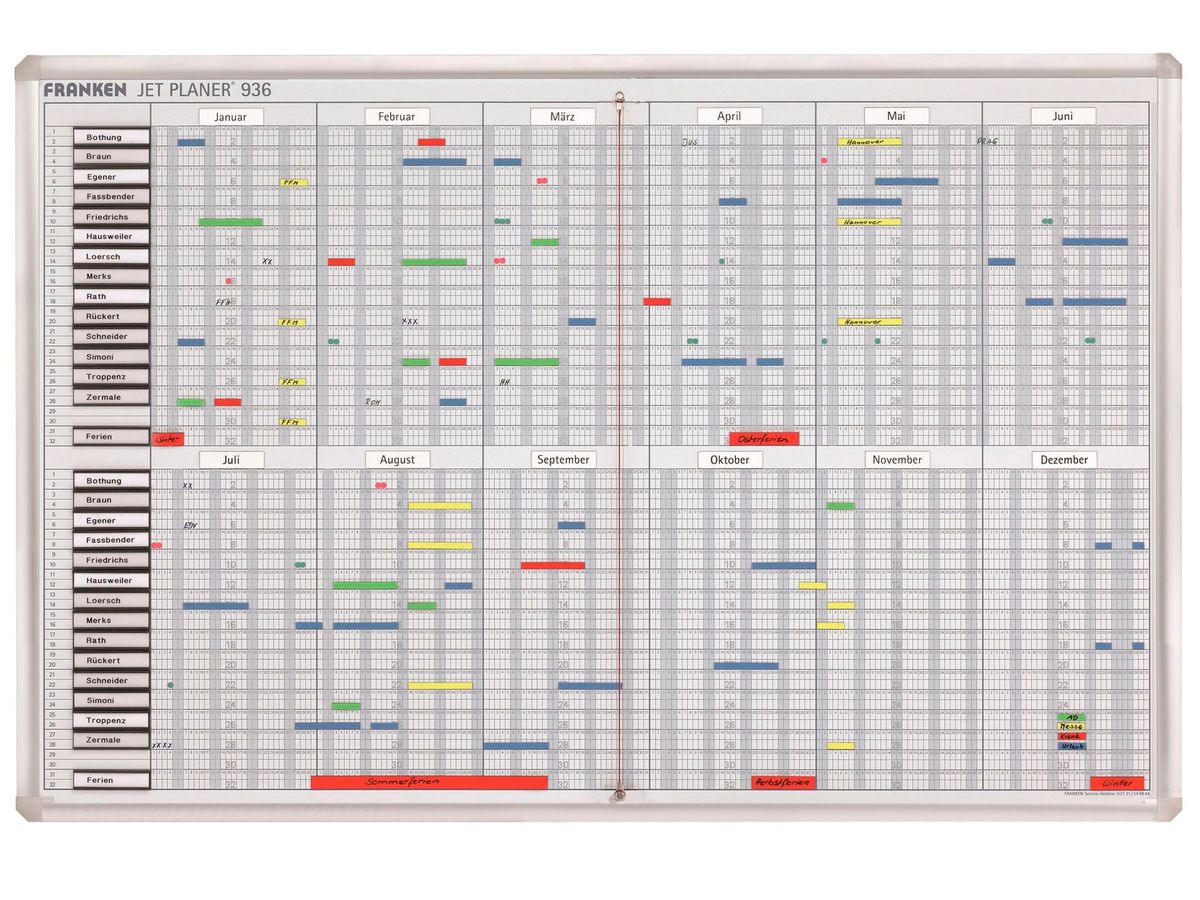 FRANKEN Personalplaner SJP936 90x60cm (4016946057790)