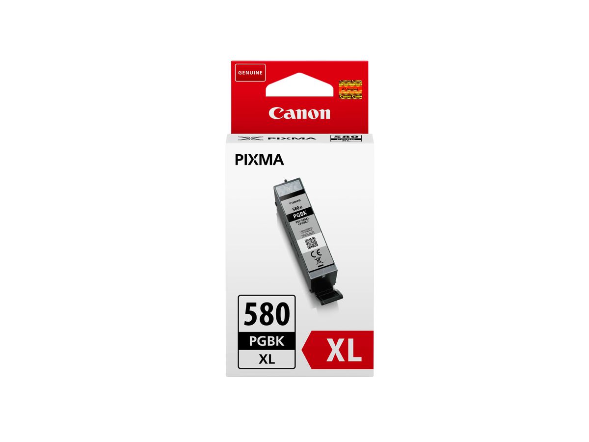 CANON Cartouche d'encre XL pig.noir PGI-580XLBK Pixma TS6150/TS8150 18.5ml (4549292086980)