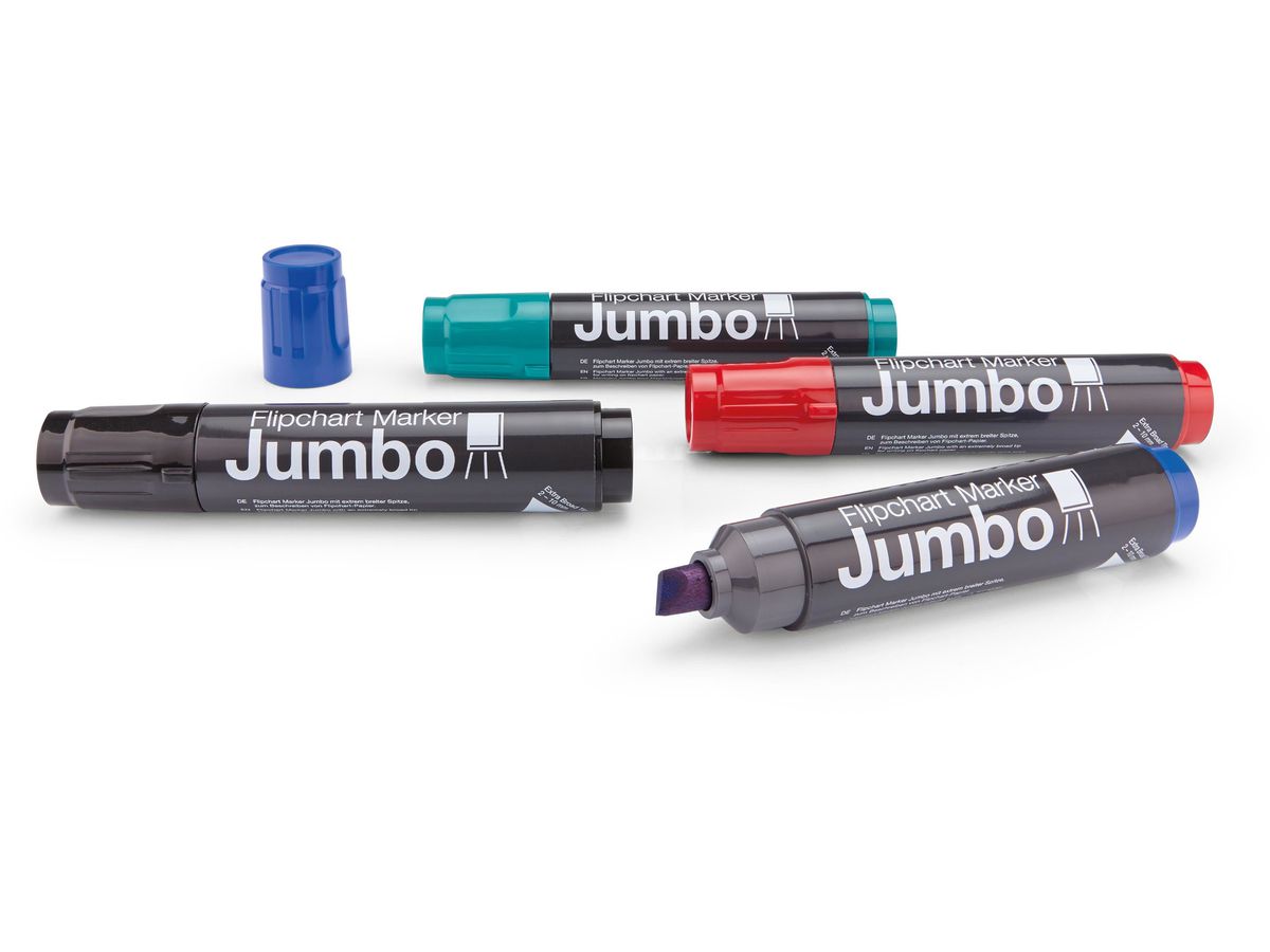 MAGNETOPLAN Flipchart Marker Jumbo 1111505 ass. (0401369500192)