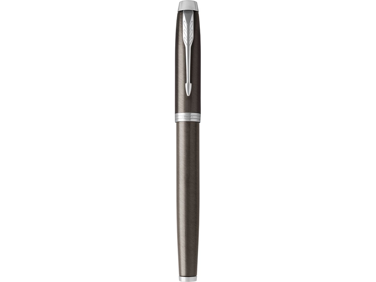 PARKER Stylo plume IM Gun Metal M 1931657 bleu (3501179316574)