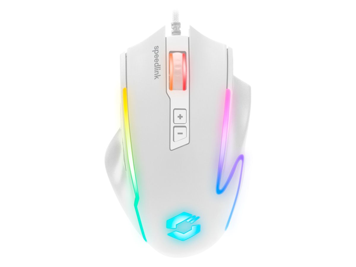 SPEEDLINK DECUS NX RGB Gaming Mouse SL-680024-WT White (4027301152708)