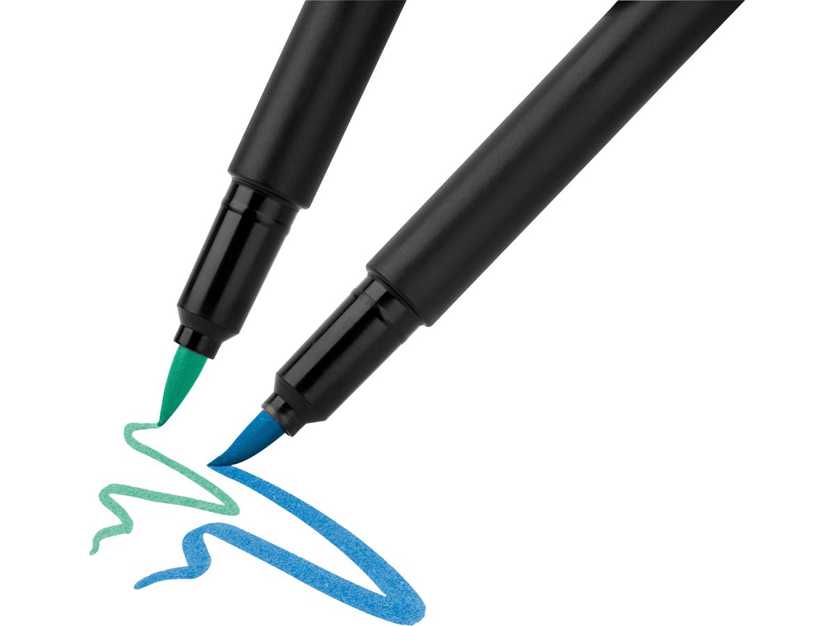 FABER-CASTELL Fasermaler Black Edition 116451 Pastell 10 Stück (4005401164517)