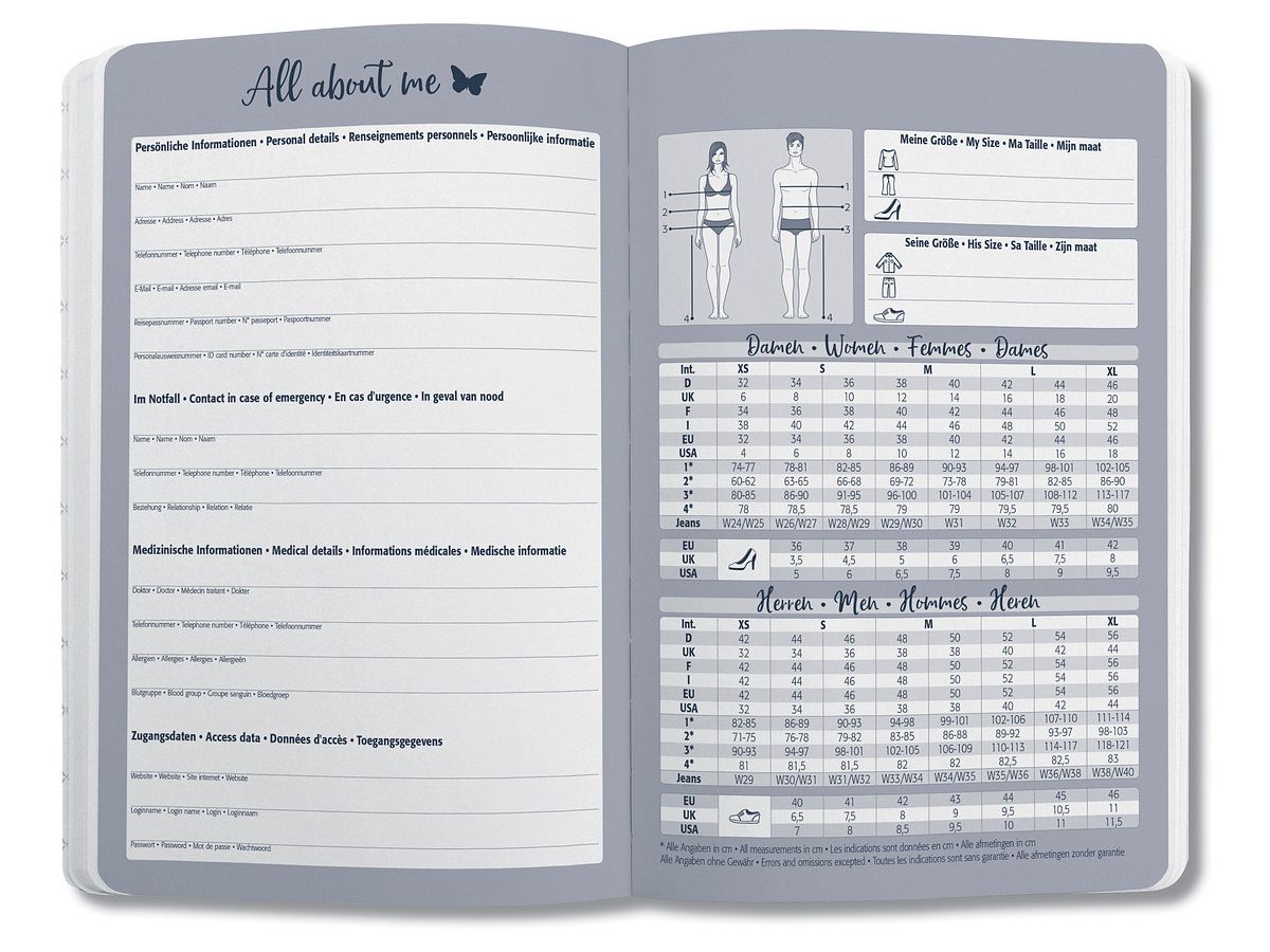 JOLIE Agenda Beauty 2026 J6346 1S/2P butterfly sky ML A6 (4004360775185)