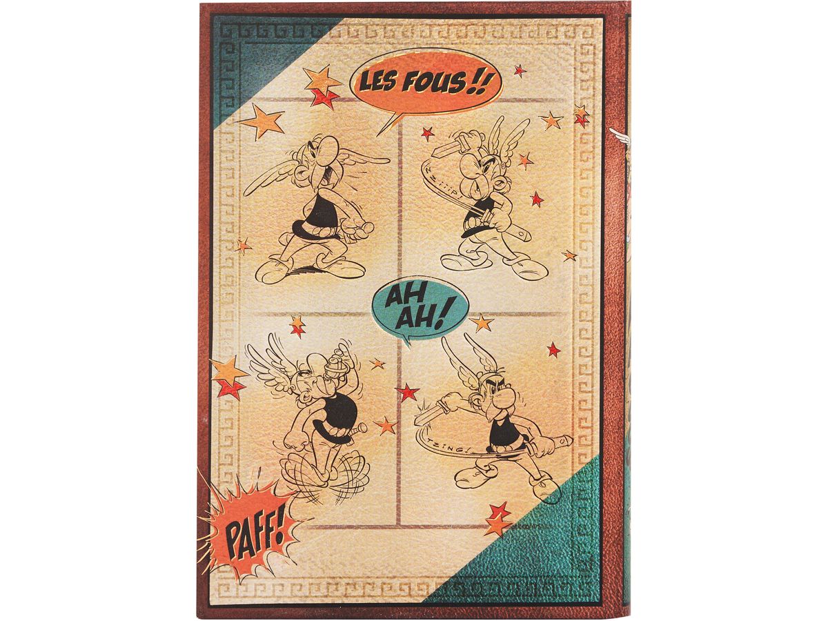 PAPERBLANKS Notizbuch Asterix Midi PB9699-3 liniert, blau 144 Seiten (9781439796993)