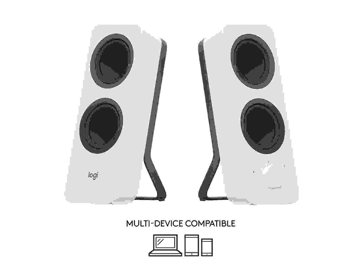 LOGITECH Z207 BT PC-Speakers 2.0 white 980-001292 (5099206075009)