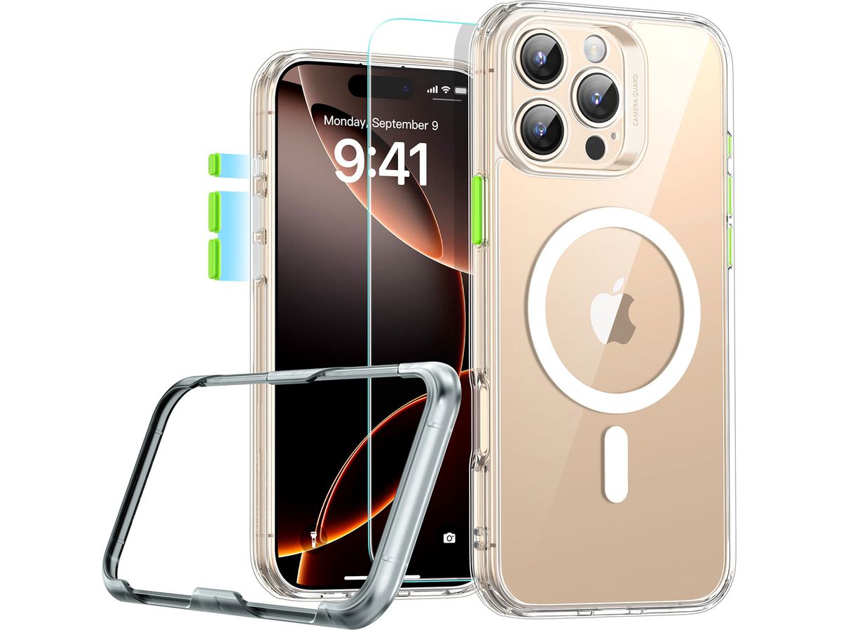ESR Classic Hybrid Case MagSafe 1A79601 +Glass iPhone 16 Pro Clear (4894240243466)