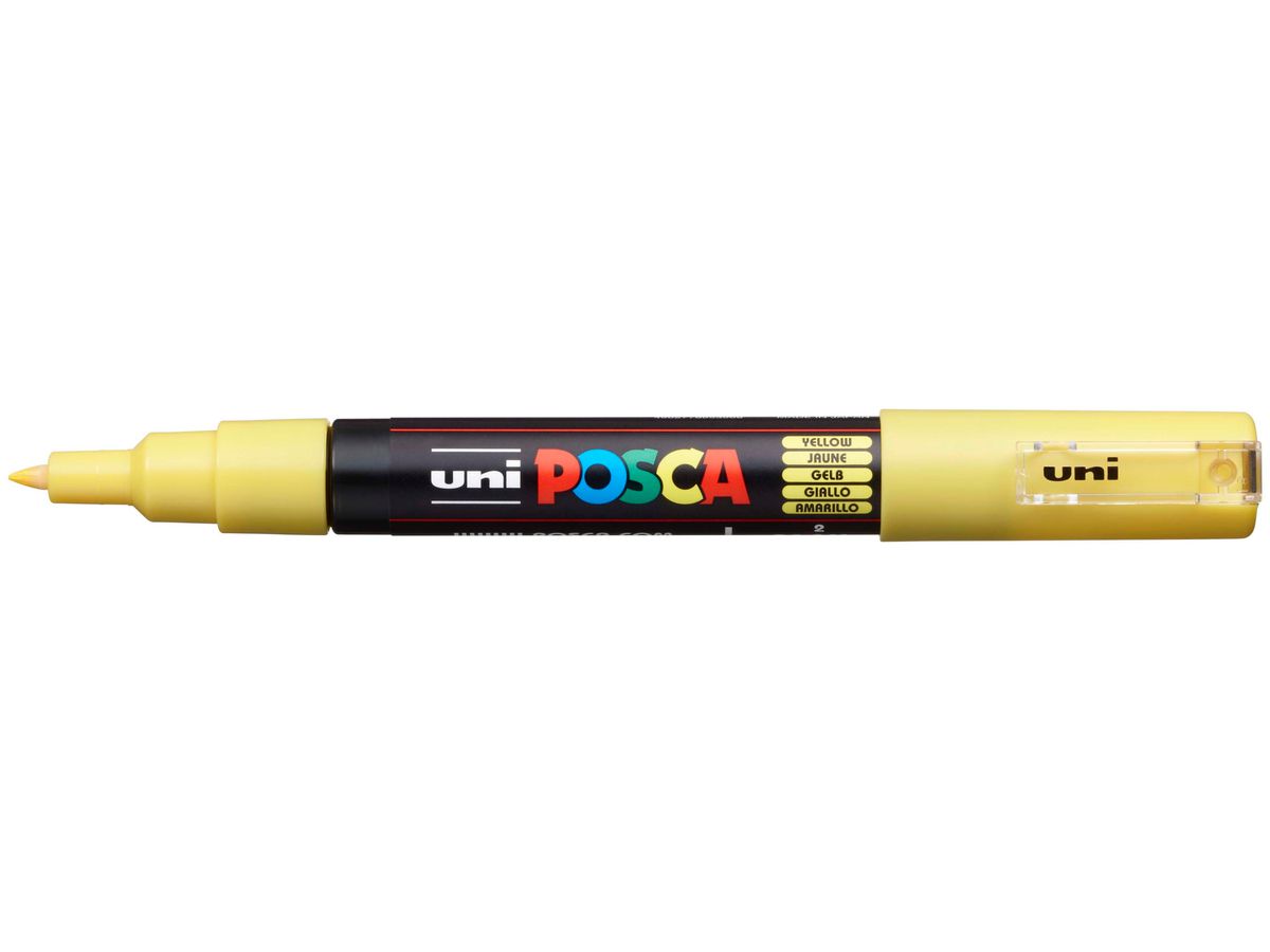 POSCA Marker 0.7mm PC-1M YELLOW jaune (4902778653968)