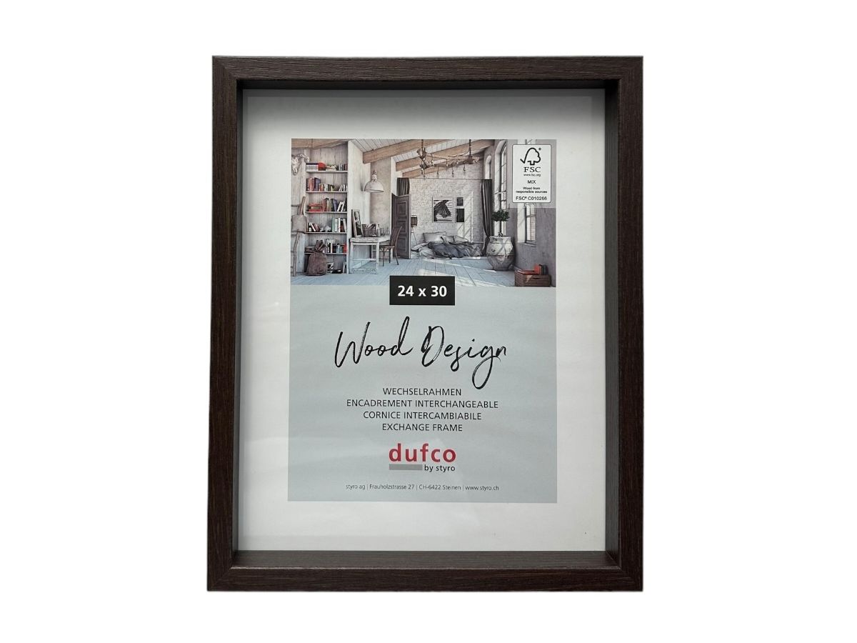 DUFCO Cornice legno 24x30cm 1610.80994 Fuji marrone (7610259809946)