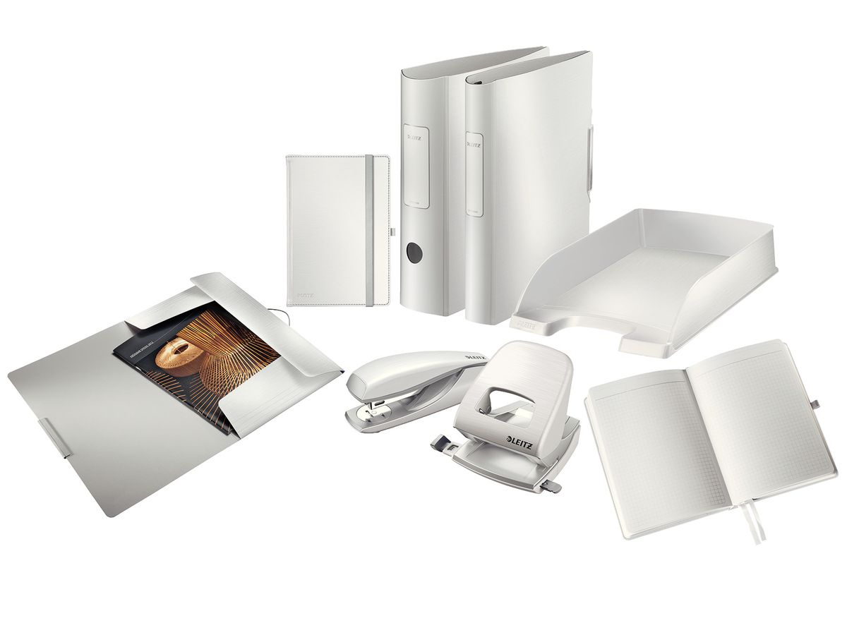 LEITZ Bürolocher NewNeXXt Metall 50060004 arktik weiss 30 Blatt (4002432107339)