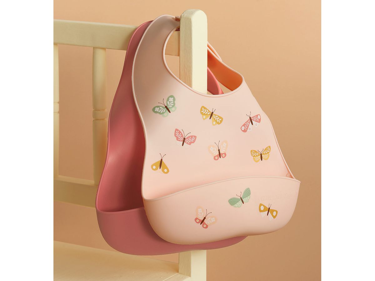 ALLC Bavoir en silicone 22x27cm SBBUPI05 Butterfly (8719715002637)
