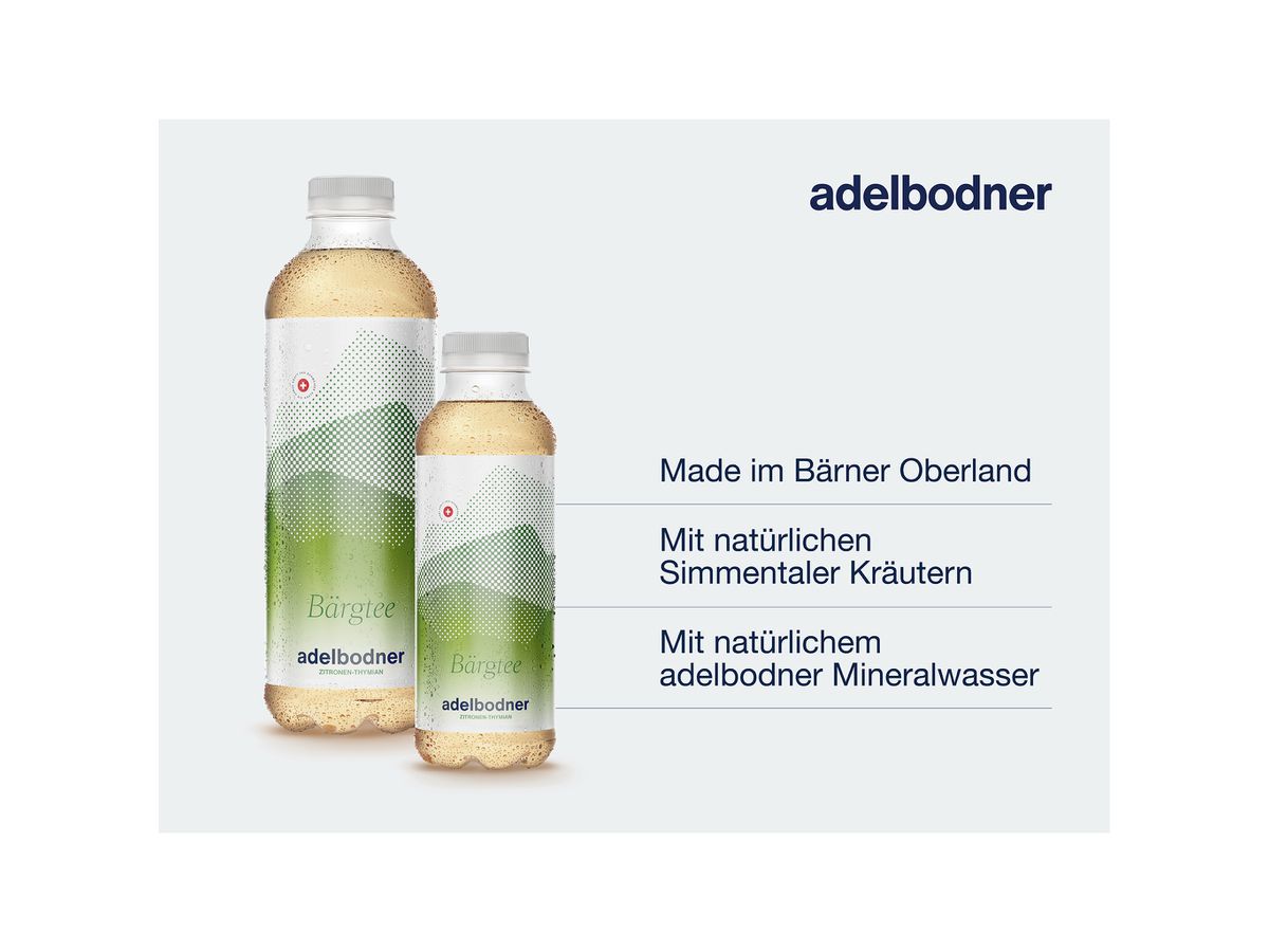 ADELBODNER Tè di montagna Timo 162272 50 cl, 6 pz. (7610338155469)