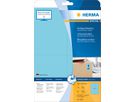 HERMA Étiquettes SPECIAL 105x148mm 4563 bleu,non-perm. 80pcs./20flls. (4008705045636)