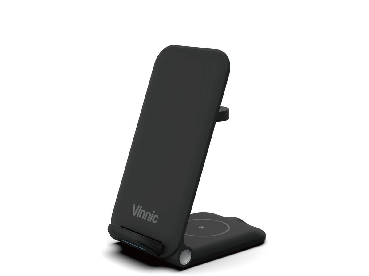 VINNIC 3-in-1 Trivor Wirel.Charger VP-PD-31WCFBK iPh.AirPods&Apple Watch Bl. (4898338014945)