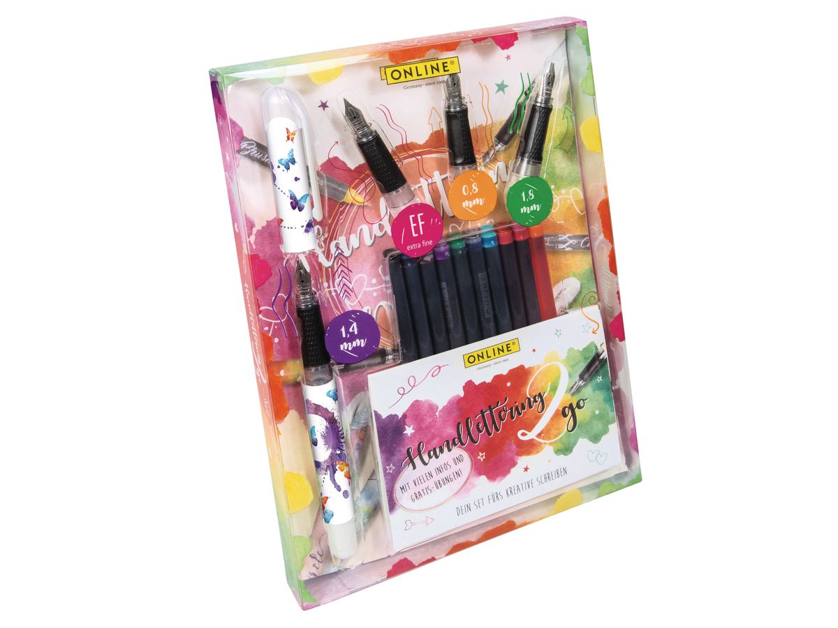 ONLINE Handlettering Set 1.4mm 12483 Spring Vibes blu (4014421124838)