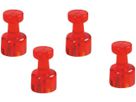 MAGNETOPLAN magnet. Memohalter 18x11mm 1666118 rot 4 Stk. (4013695024868)