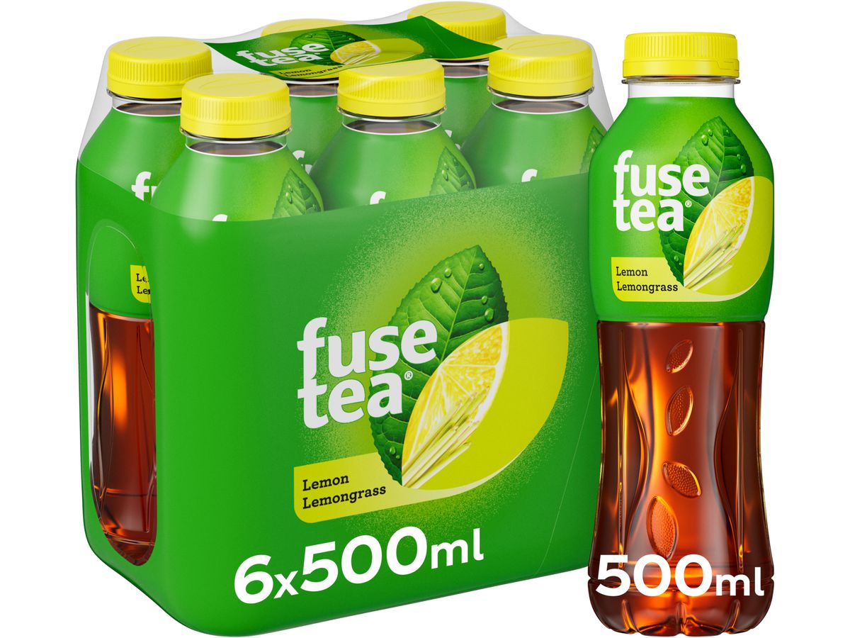 FUSE TEA Lemon Lemongrass, Pet 129400001230 50 cl, 6 pz. (5449000240392)