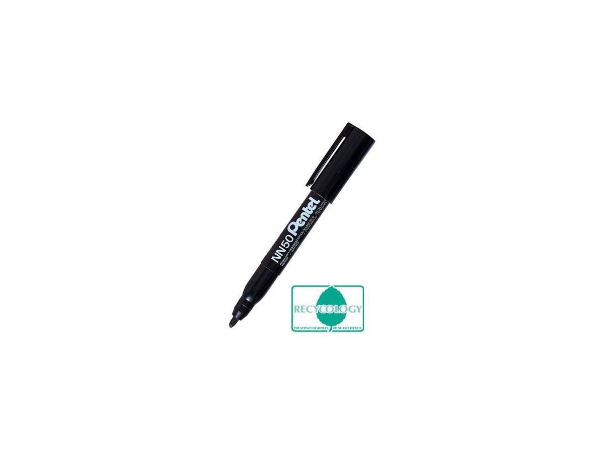 PENTEL Marker Green Label 1,5mm NN50-AO schwarz (3474370850010)