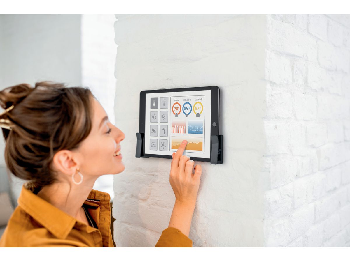 DURABLE Tablet Wandhalterung 893958 VISIOCLIP anthrazit (4005546732169)