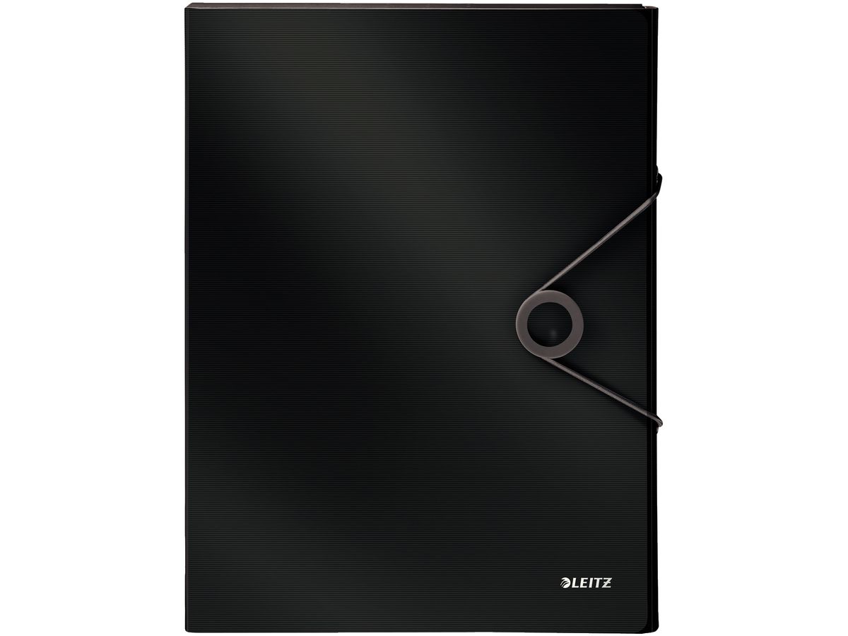 LEITZ Ablagebox Solid PP A4 45681095 schwarz (4002432114917)