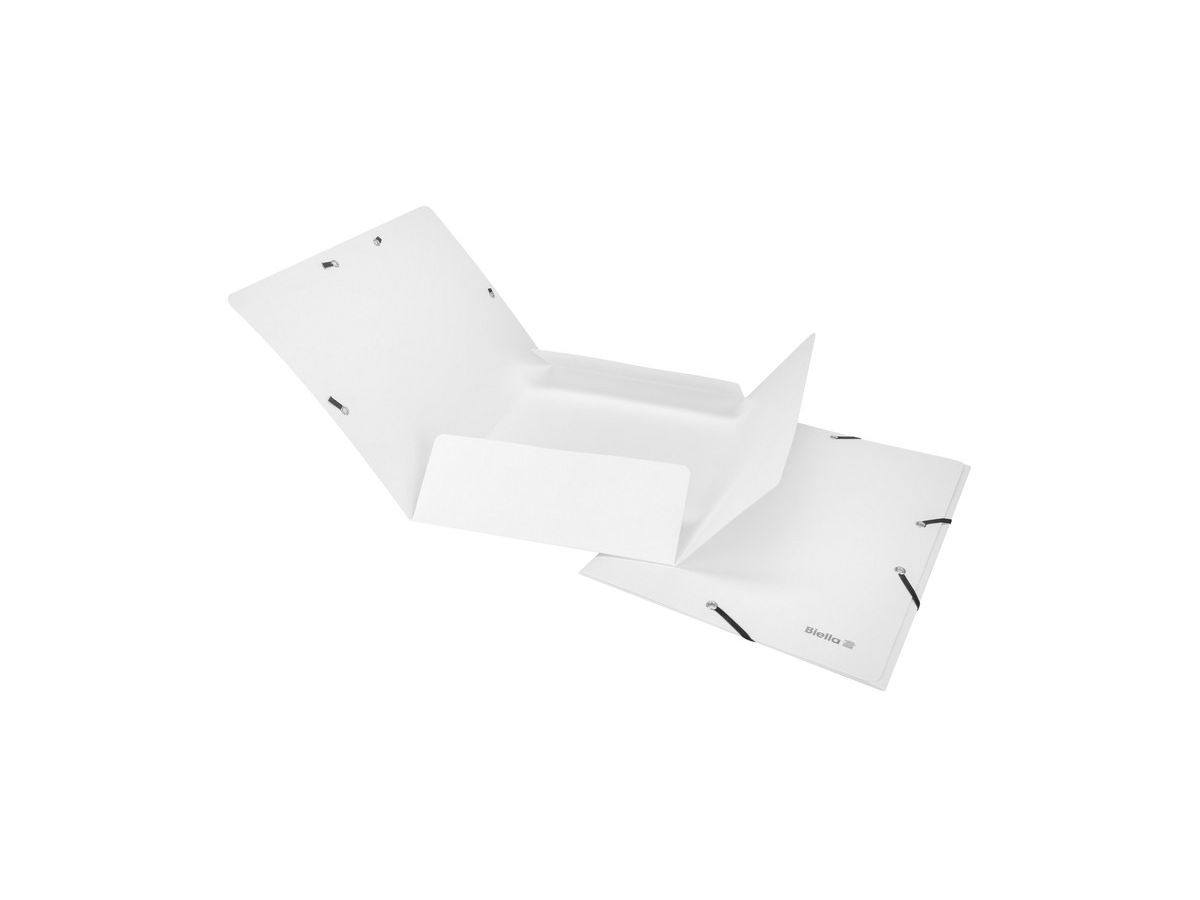 BIELLA Dossier ferm. Élastique A4 17840101U blanc, 355gm2 200 flls. (7611365437382)