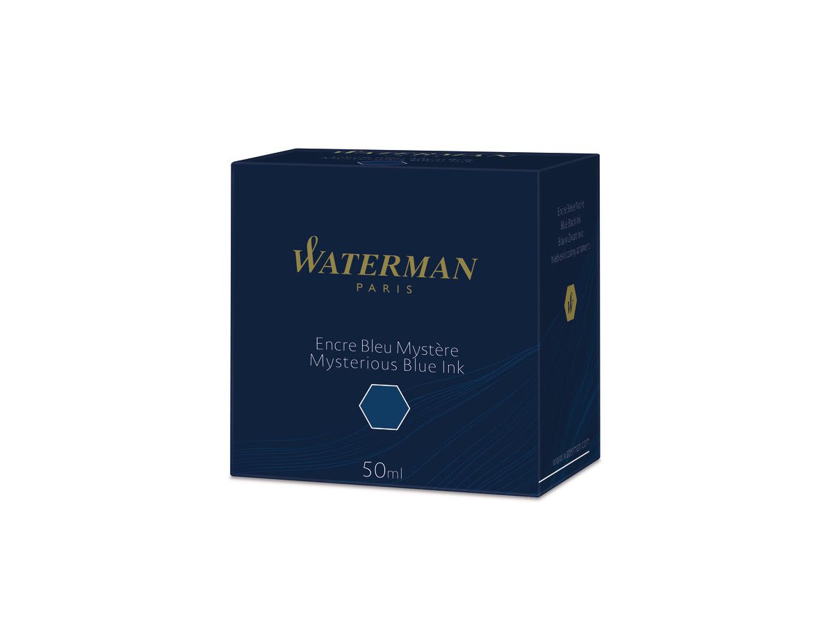 WATERMAN Tinte 50ml S0110790 blau/schwarz (3034325106694)