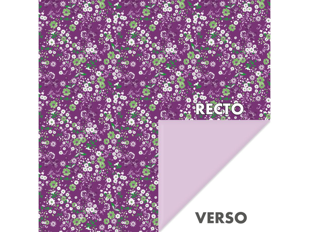 MANDARINE Origamipapier 20x20cm 52509O Liberty 70g 60 Blatt (3065500525092)