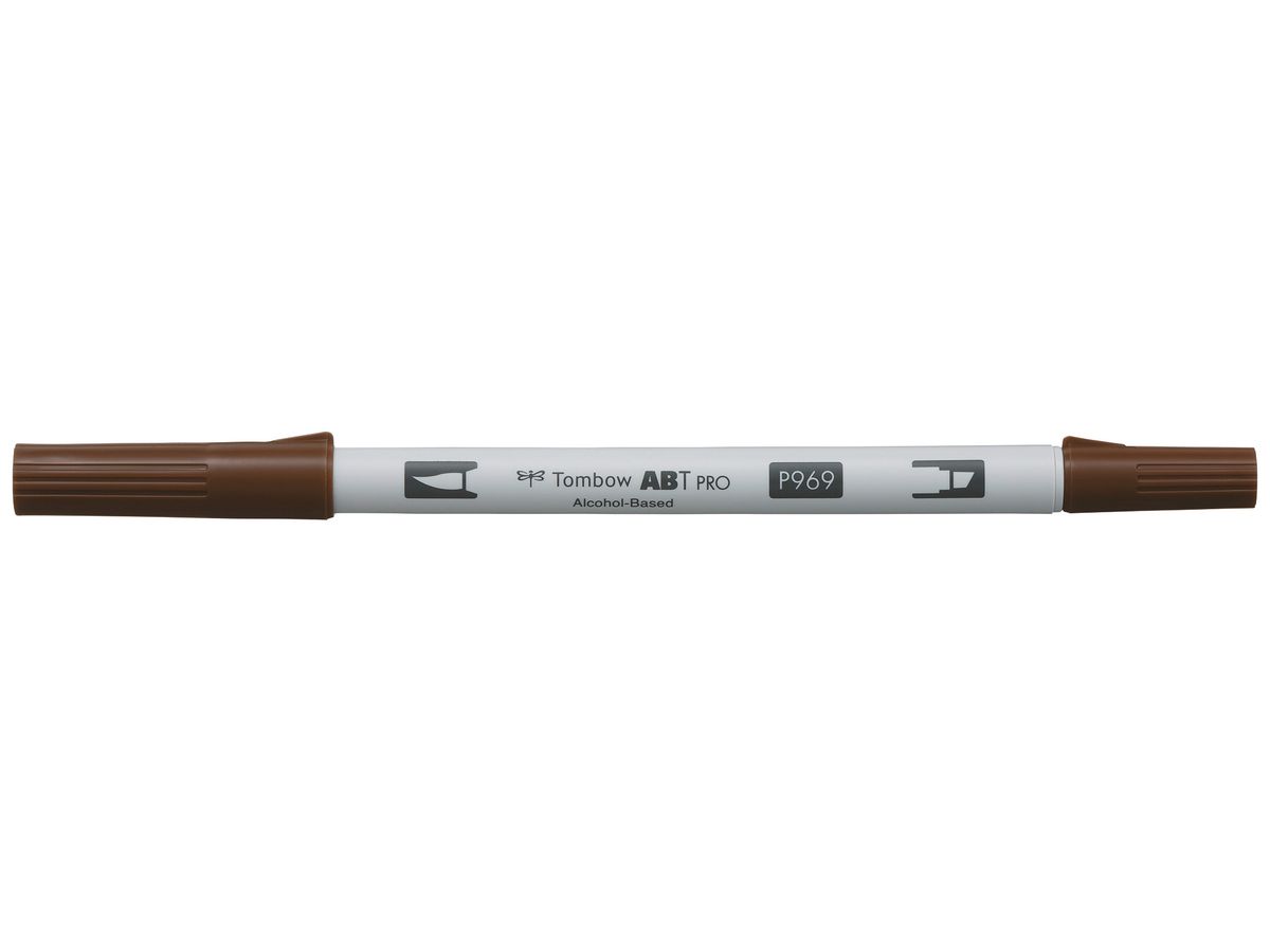 TOMBOW Dual Brush Pen ABT PRO ABTP-969 chocolate (4901991648867)