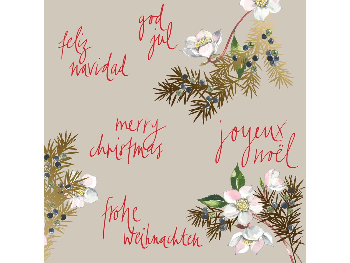 STEWO Servietten Blomst 33x33cm 2572524150 beige, FSC Mix 20 Stück (7630050876114)